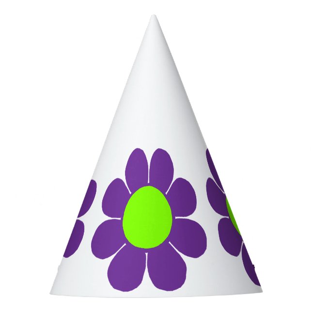 Flower Power Party Hat (Front)