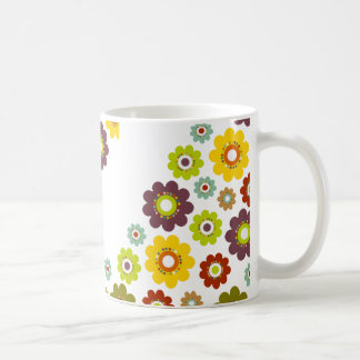 Flower Power Pattern Coffee Mug