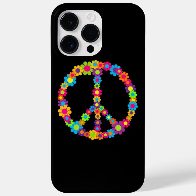 Flower Power Peace Case-Mate iPhone Case (Back)