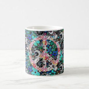 Flower Power Peace I FlowerPower Coffee Mug