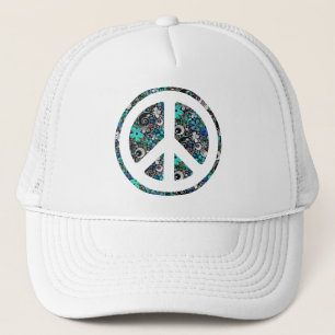 Flower Power Peace II Trucker Hat