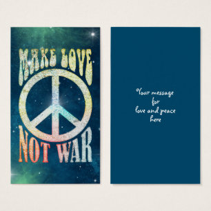 Flower Power Peace - Make Love Not War 1