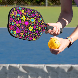 Flower Power Pickleball Paddle