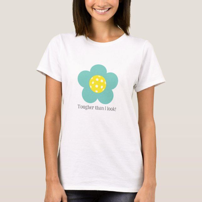 Flower Power Pickleball T-Shirt (Front)