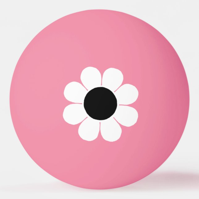 Flower Power Ping Pong Ball (Front)