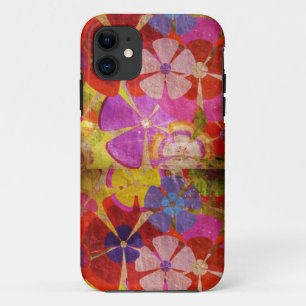 Flower Power Pink, Blue, Red, Purple Case-Mate iPhone Case