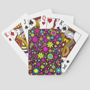 Flower Power Playing Cards