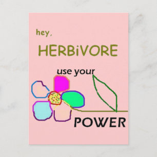 Flower Power Postcard
