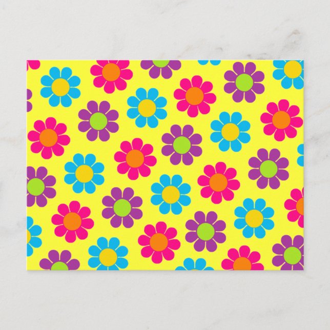 Flower Power Postcard (Front)