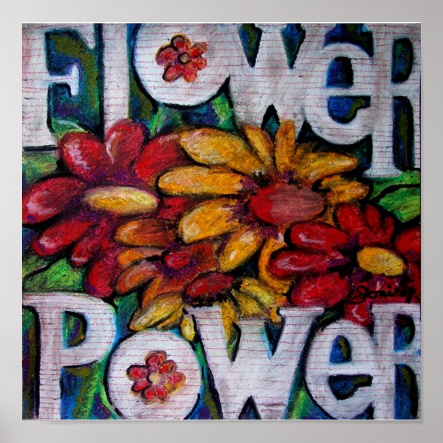Flower Power Poster (Front)