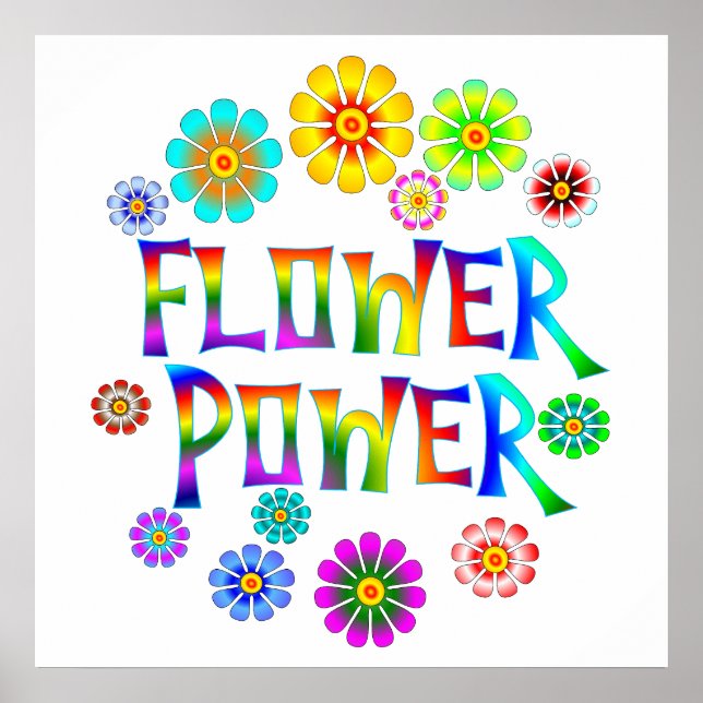 FLOWER POWER POSTER (Front)
