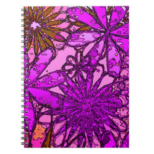 Flower Power Psychedelic Notebook