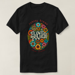 Flower Power Retro Vintage 60’s Custom T-Shirt