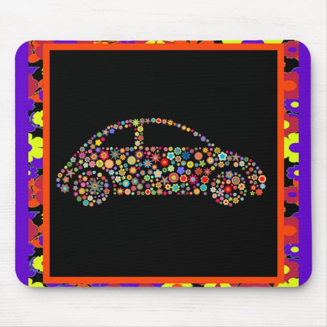 Flower Power Ride Mousepad (Front)