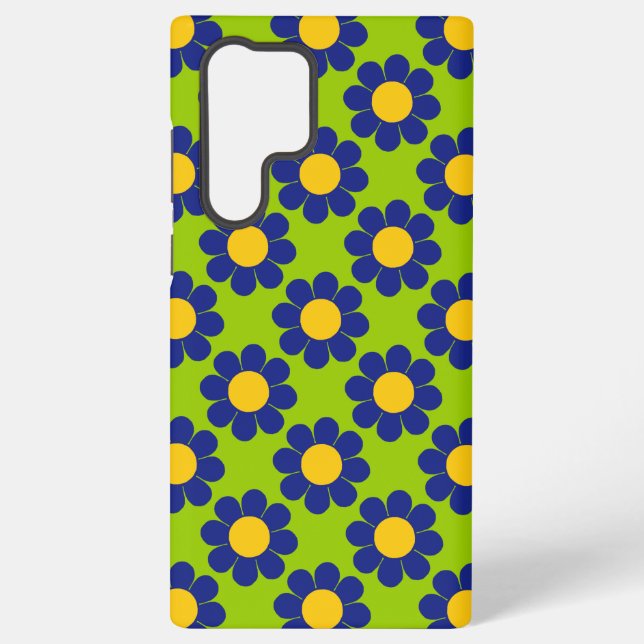 Flower Power Samsung Galaxy S22 Ultra Case (Back)
