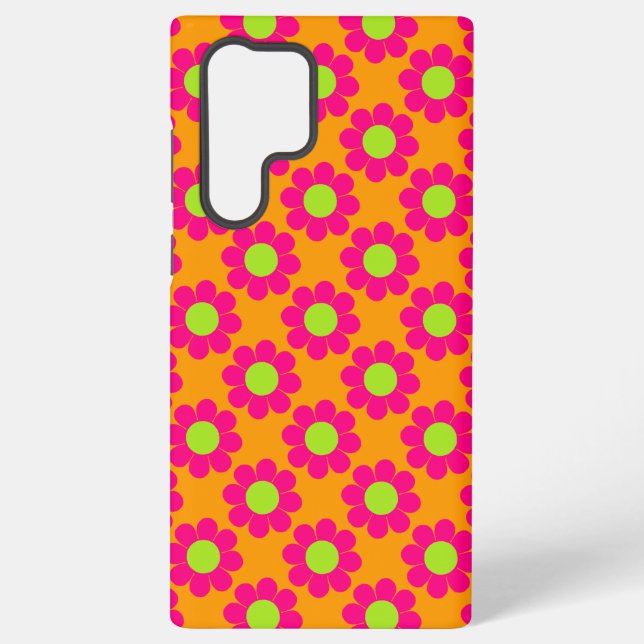Flower Power Samsung Galaxy S22 Ultra Case (Back)