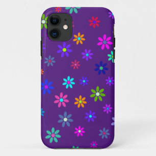Flower Power Shower - coloured pattern 1 Case-Mate iPhone Case