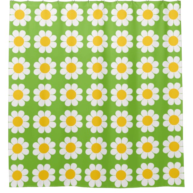 Flower Power Shower Curtain (Front)