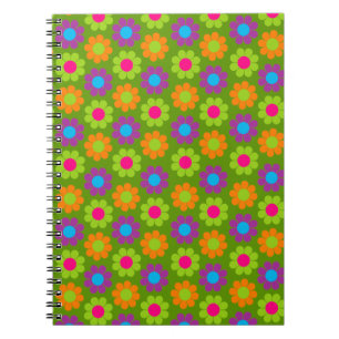 Flower Power Spiral Notebook