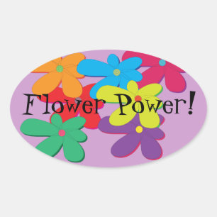 Flower Power Sticker