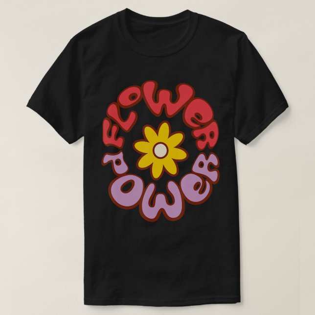 Flower Power T-Shirt (Design Front)
