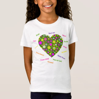 Flower Power T Shirt - Girls