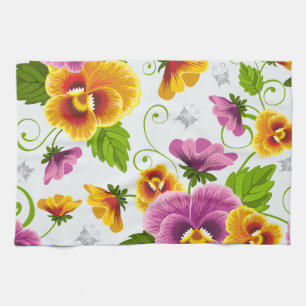 Flower Power Tea Towel