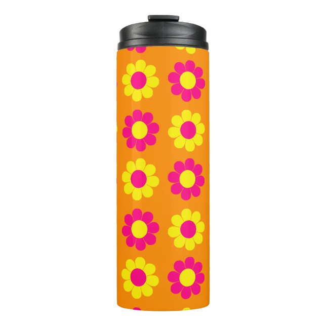 Flower Power Thermal Tumbler (Front)