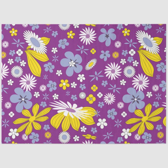 flower power tissue paper (Front)