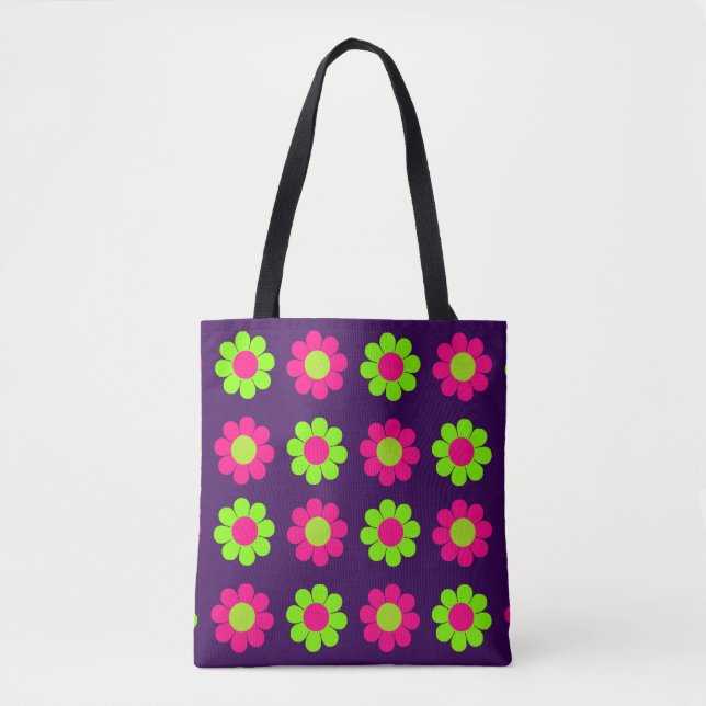 Flower Power Tote Bag (Front)