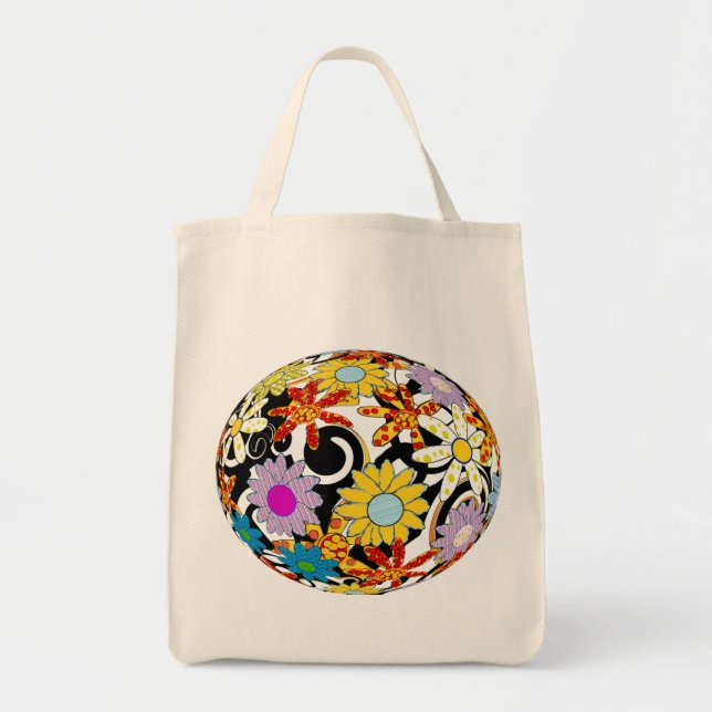 Flower Power Tote Bag (Front)
