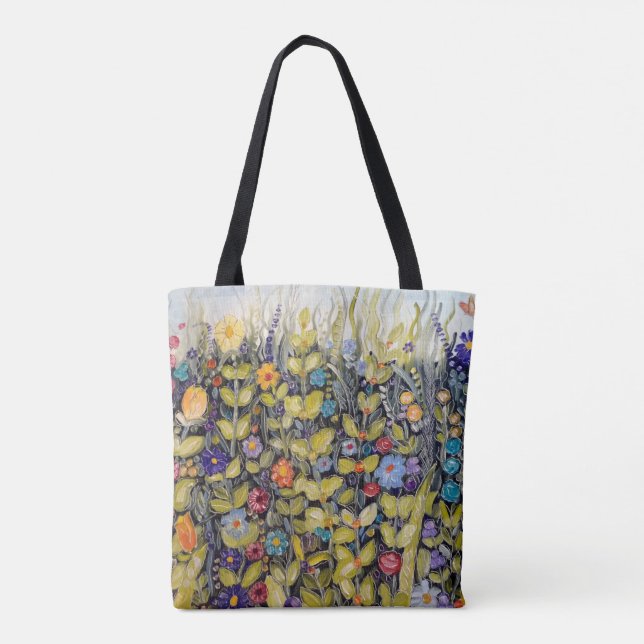 Flower power tote bag (Back)