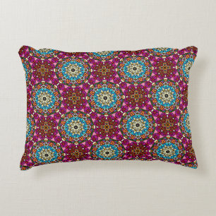 Flower Power V Garden Groovy Decorative Cushion