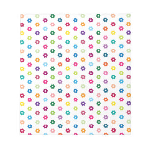 Flower Print Notepad