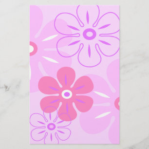 Flower Rain Tropical Stationary Stationery