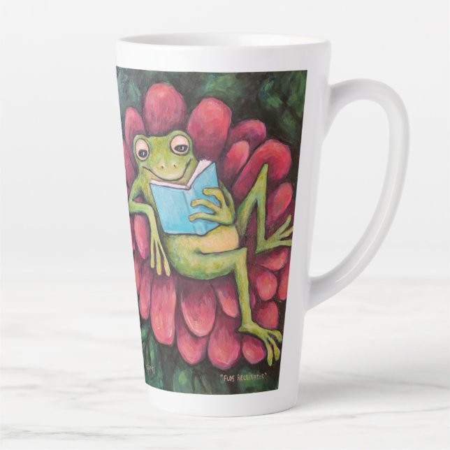 Flower Recliner latte mug (Right)