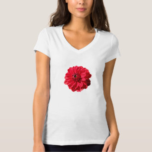 Flower Red Dahlia T-Shirt