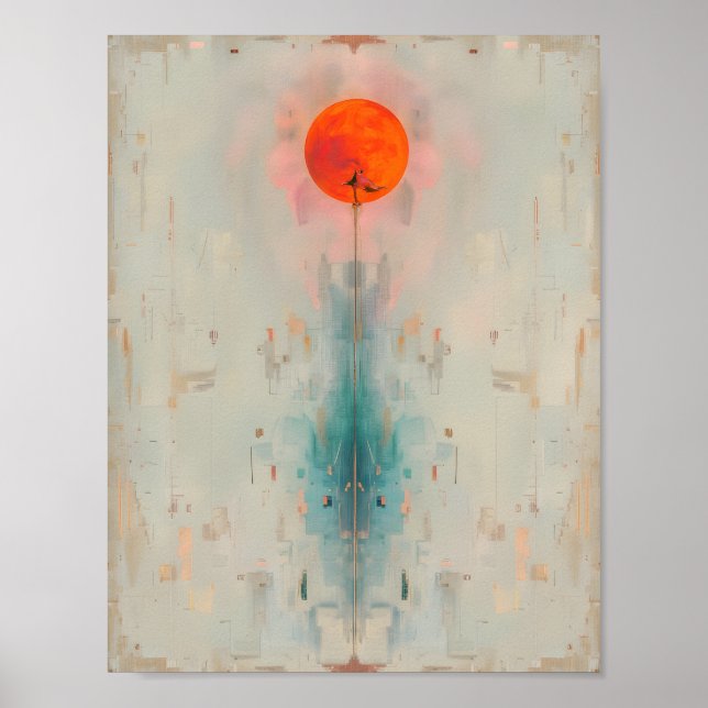 Flower Retro 80s & 90s Nostalgia Poster  (Front)