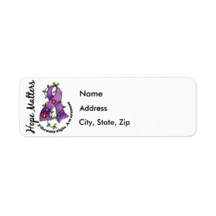 Flower Ribbon 4 Hope Matters Fibromyalgia