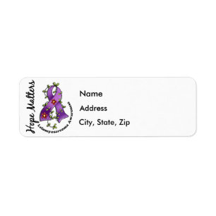 Flower Ribbon 4 Hope Matters Leiomyosarcoma