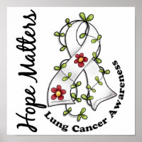 Flower Ribbon 4 Hope Matters Lung Cancer