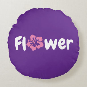 Flower Round Pillow