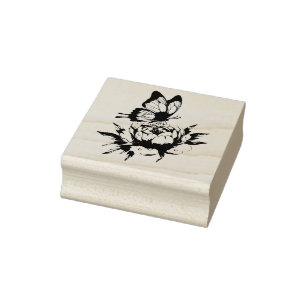 Flower Rubber Stamp