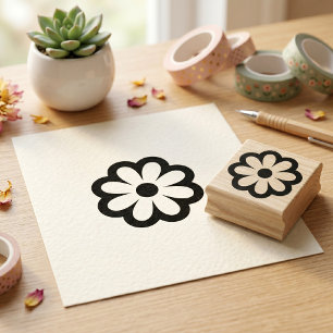 Flower Rubber Stamp