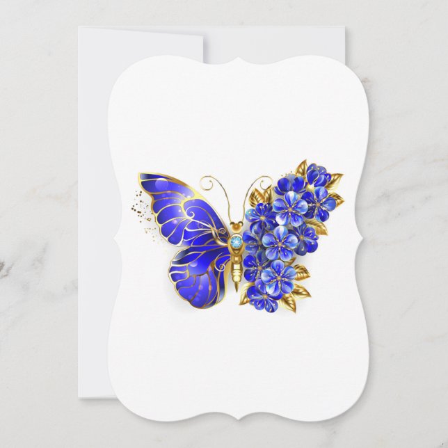 Flower Sapphire Butterfly (Front)