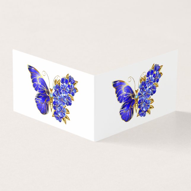Flower Sapphire Butterfly (Outside)