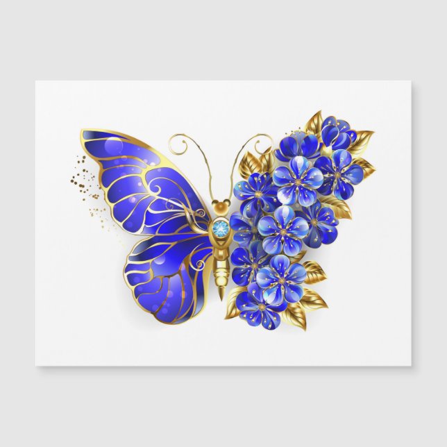 Flower Sapphire Butterfly (Front)