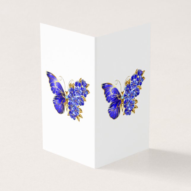 Flower Sapphire Butterfly (Outside)