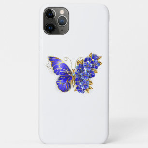 Flower Sapphire Butterfly Case-Mate iPhone Case