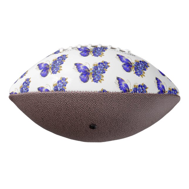 Flower Sapphire Butterfly Football (Rotated 270)